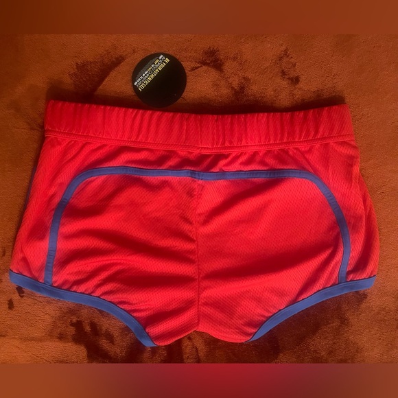 Andrew Christian Bold Red Shorts - Picture 2 of 3